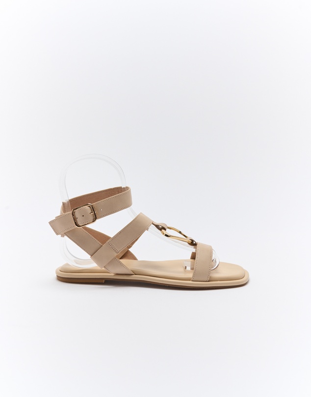 Walnut Melbourne - Rhodes Leather Sandal