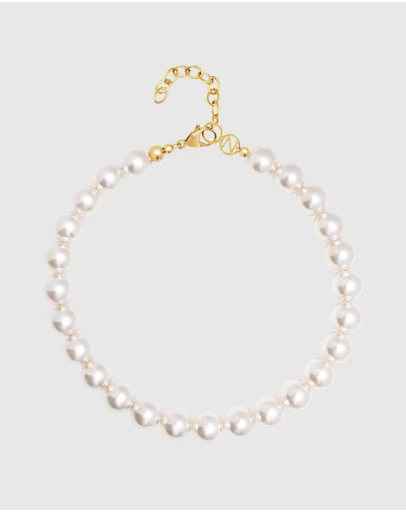Nialaya Jewellery - Chunky Pearl Choker