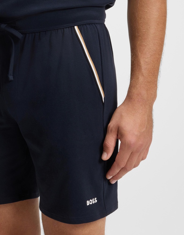 BOSS - Logo-Print Pyjama Shorts