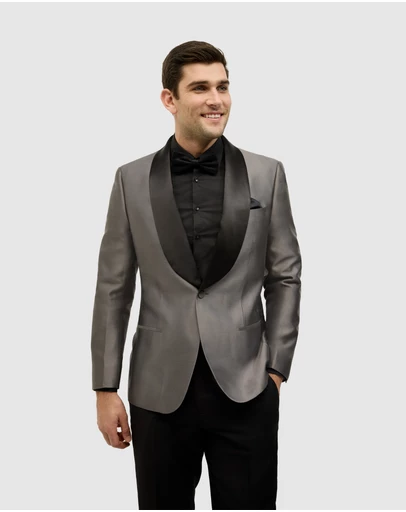 Politix - Black Tie Wool-silk Tuxedo