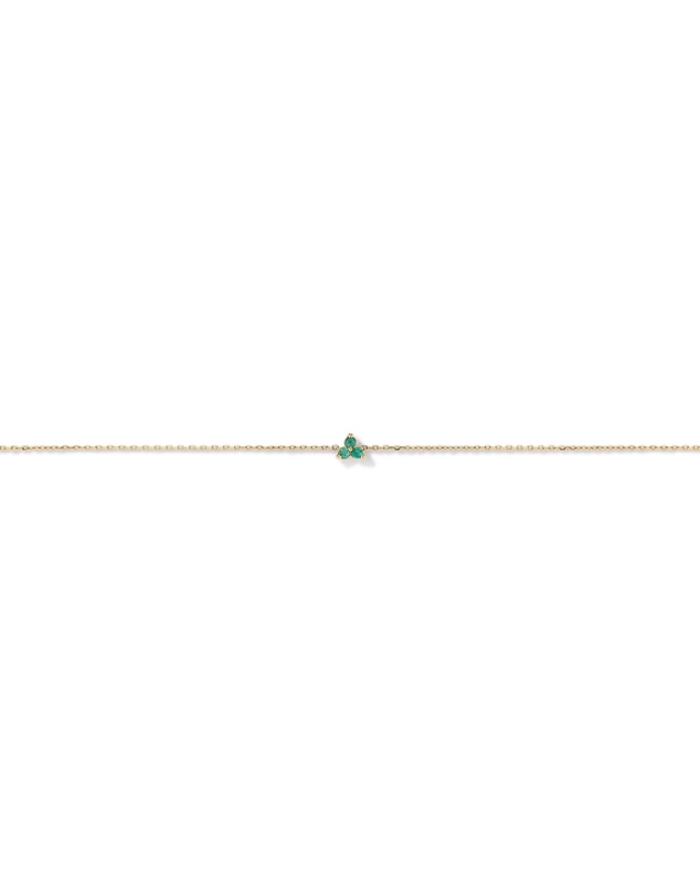 Michael Hill - Emerald Trio Bracelet in 10kt Yellow Gold