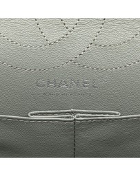Pre-Loved by Azura Reborn - Pre-Loved Caviar and Iridescent Calfskin Reissue 2.55 Double Flap 226