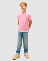 Tommy Hilfiger - Unisex Logo Crew Neck T-Shirt - Teens