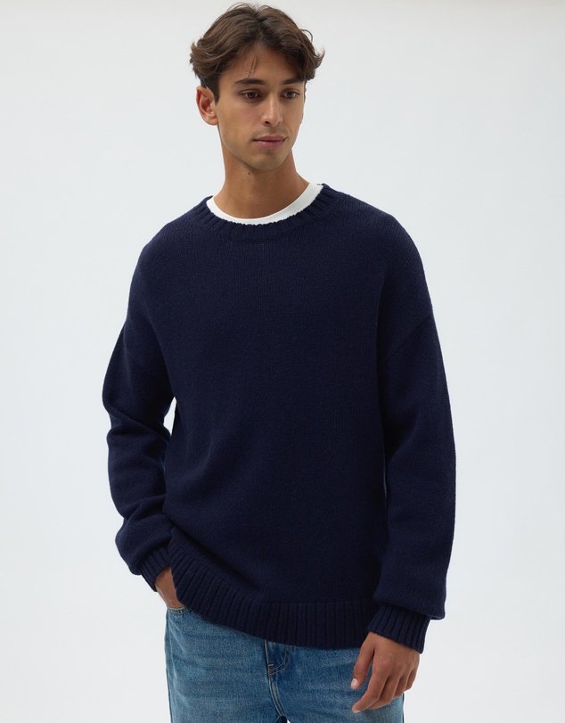 AERE - Merino Wool Chunky Crew Neck Sweater