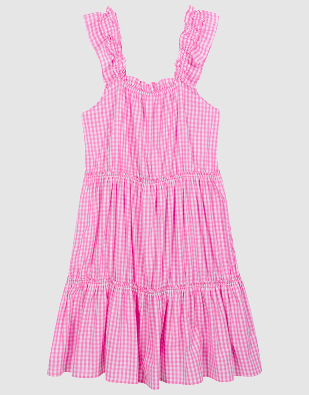 Sant And Abel - Women's Hepburn Gingham Pink Nightie