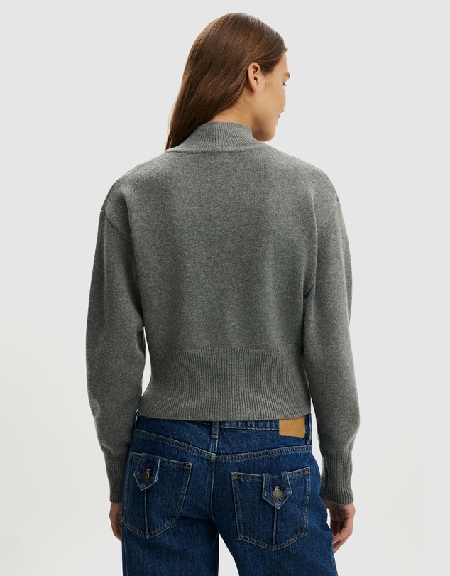 Cotton On - Lotus Cinched Zip Knit