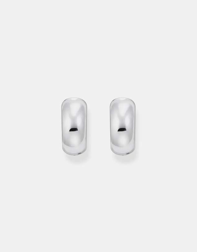 THOMAS SABO - Hoop earrings in chunky design mini silver