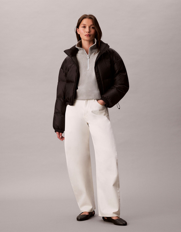 Calvin Klein - Allover Emblem Logo Puffer Jacket