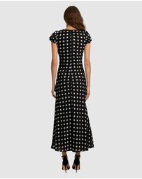 Honey and Beau - Franca Sleeve Midi Dress