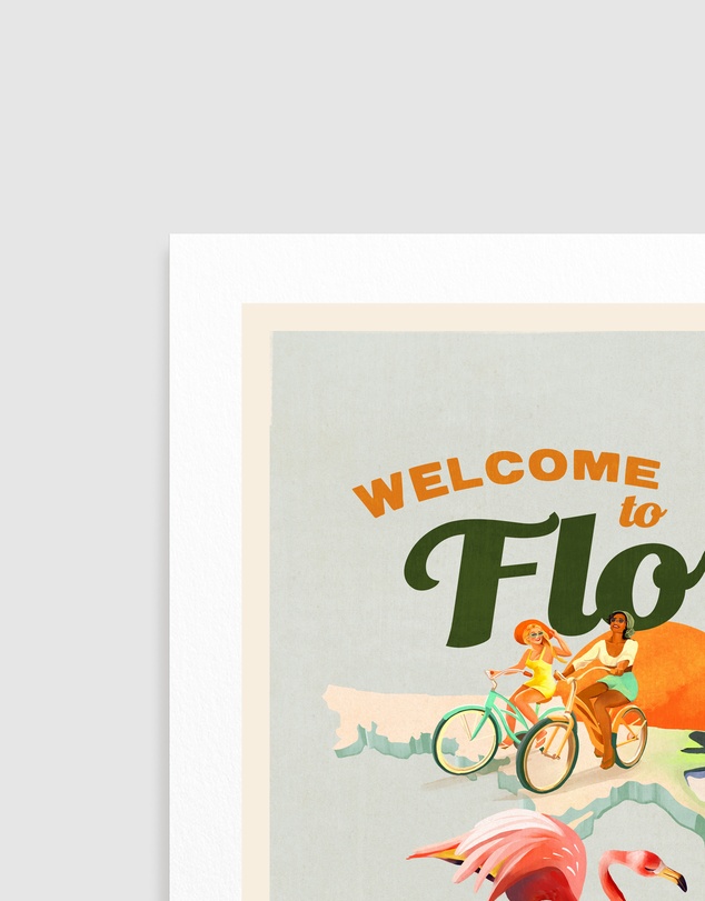 Olive et Oriel - Florida by The Whiskey Ginger Art Print