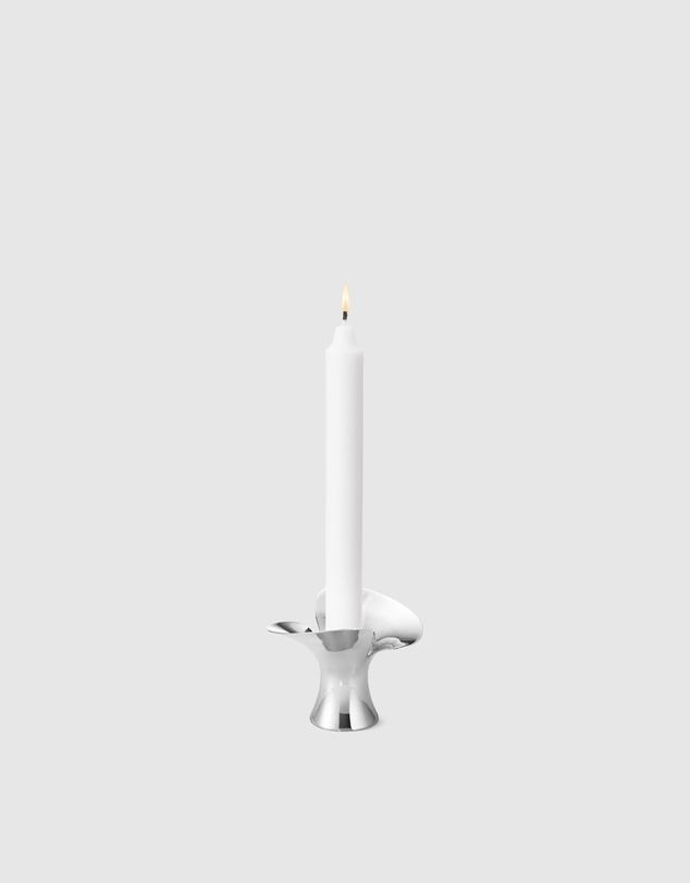 Georg Jensen - Bloom Taper Candleholders, 2 Pieces