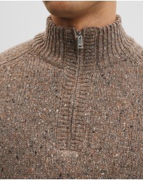 Country Road - Merino Nep Quarter Zip Knit