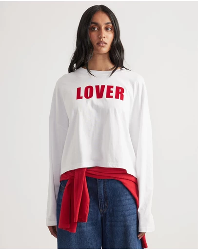 Decjuba - Lover Long Sleeve Print Tee