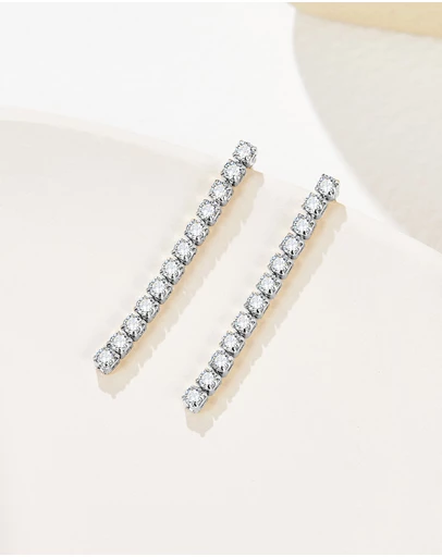 Mestige - Faye Earrings - Silver Plated