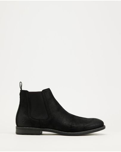 Black Oil Suede