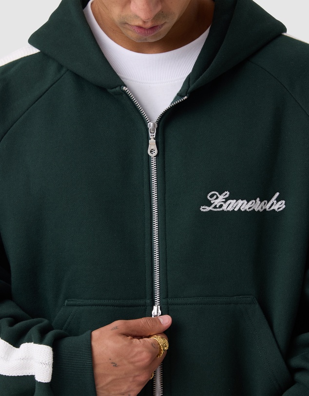 Zanerobe - Stitched Box Crop Hood Forest