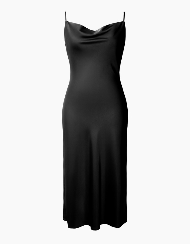 Forcast - Joy Satin Cowl Neck Dress