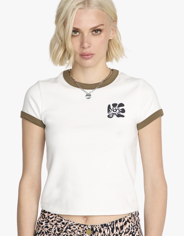 Volcom - Womens Stoney Time Ringer T-Shirt