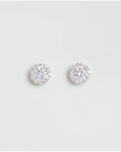 Stephanie Browne - Caulfield Earrings - Rhodium