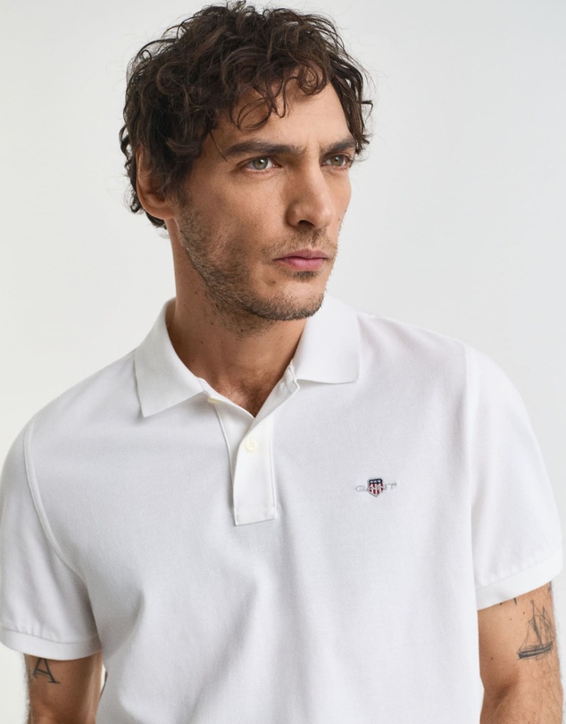 Gant - Regular Fit Shield Piqué Polo Shirt
