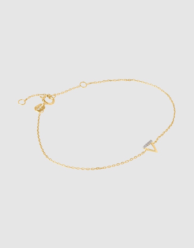 Luna Rae - Solid Gold - Water Element Diamond Bracelet