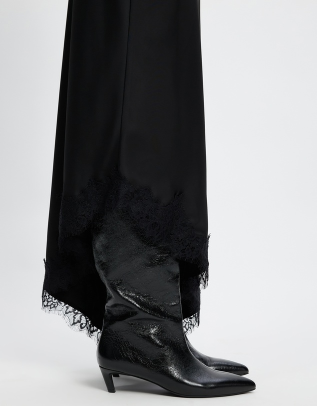 AERE - Nara Knee High Heeled Leather Boots