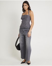 Insight - Allegra Corset Denim Top