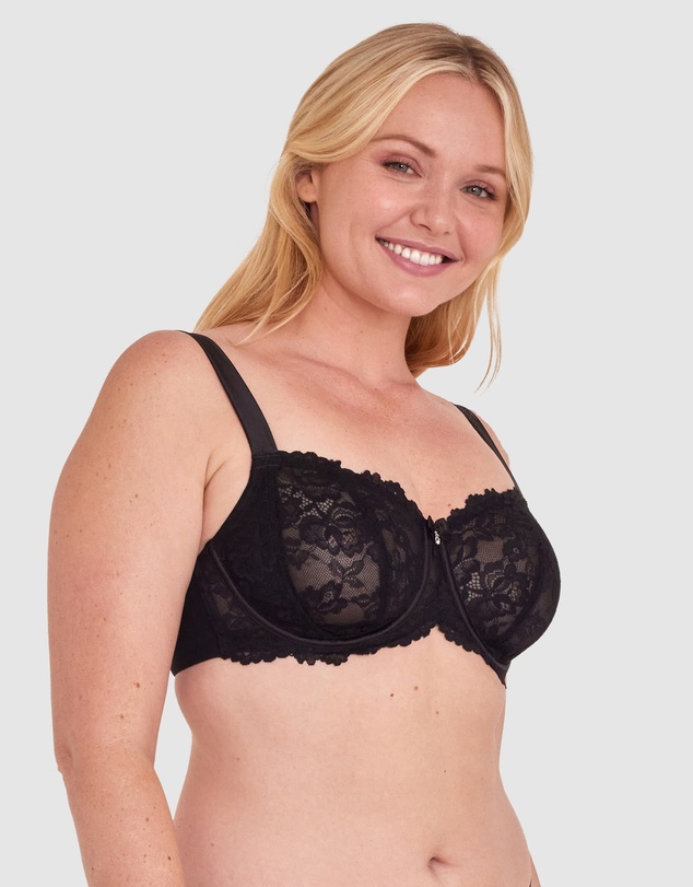 Bras N Things - Bethany Essentials Full Coverage Underwire Bra - Black