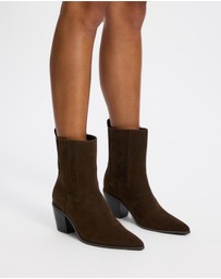 Atmos&Here - Juno Cowboy Ankle Boots