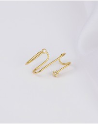 Wanderlust + Co - In The Star Gold Ear Cuff
