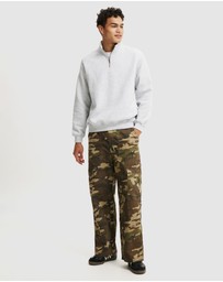 Cotton On - Quarter Zip Fleece Sweater
