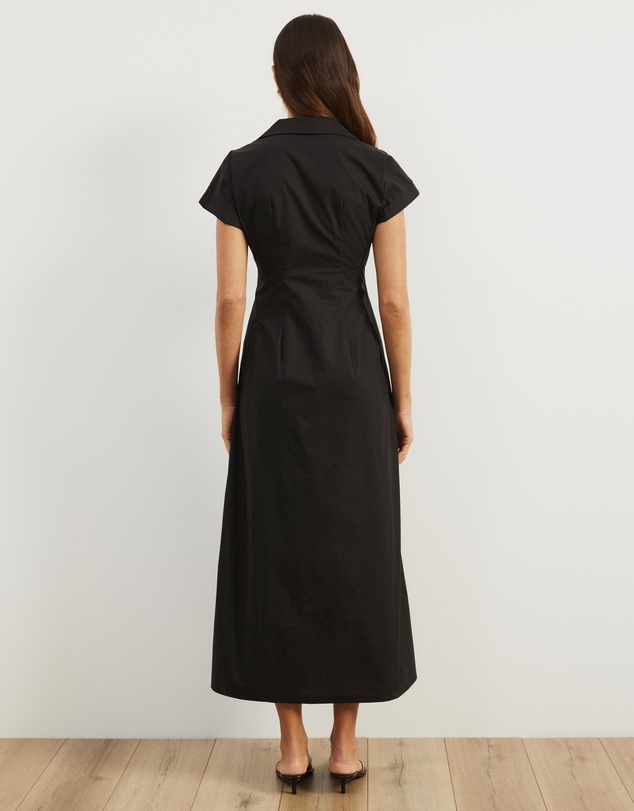 Atmos&Here - Marcy Pin Tuck Midi Dress