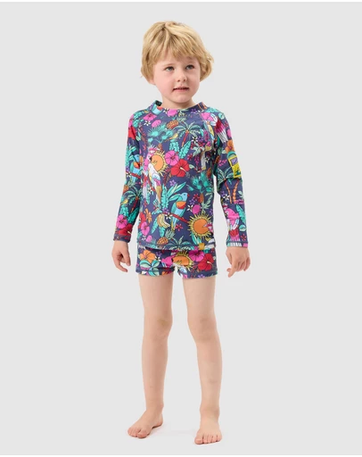 Goldie + Ace - Paradise Swim Shorties - Babies-Kids