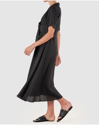 Amelius - Ines Linen Tie Front Dress