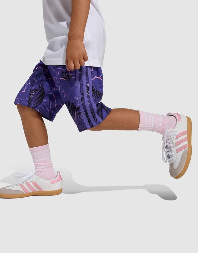 adidas Originals - Allover Print Regular Shorts and Tee Set - Kids-Teens
