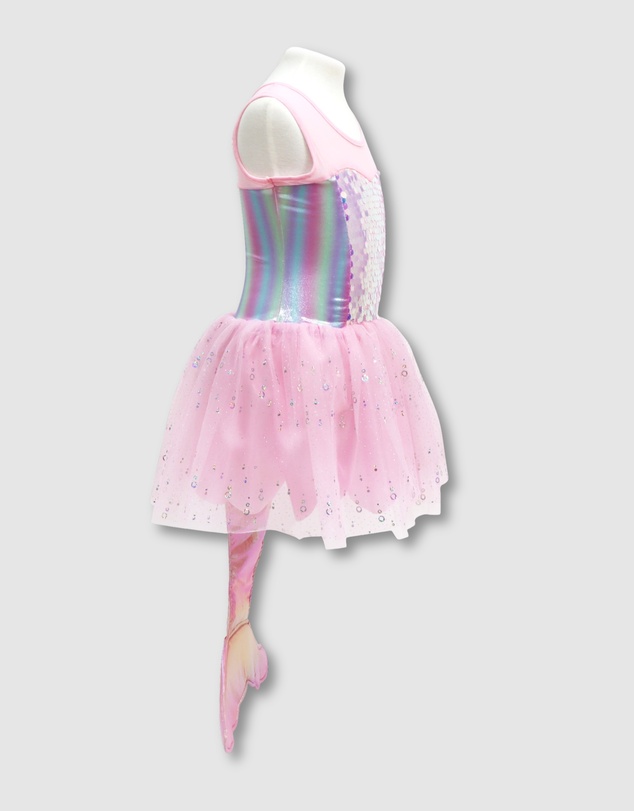 Pink Poppy - Mermaid Dress with Tail