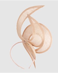 Max Alexander - Nude Sinamay Racing Fascinator