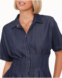 Petal & Pup - Davine Mini Dress - Blue