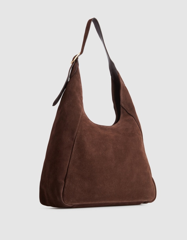 Evity - Alexa Leather Suede Hobo Bag