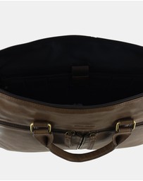 Pierre Cardin - Pierre Cardin Men's Italian Leather Business Briefcase/Messenger Bag