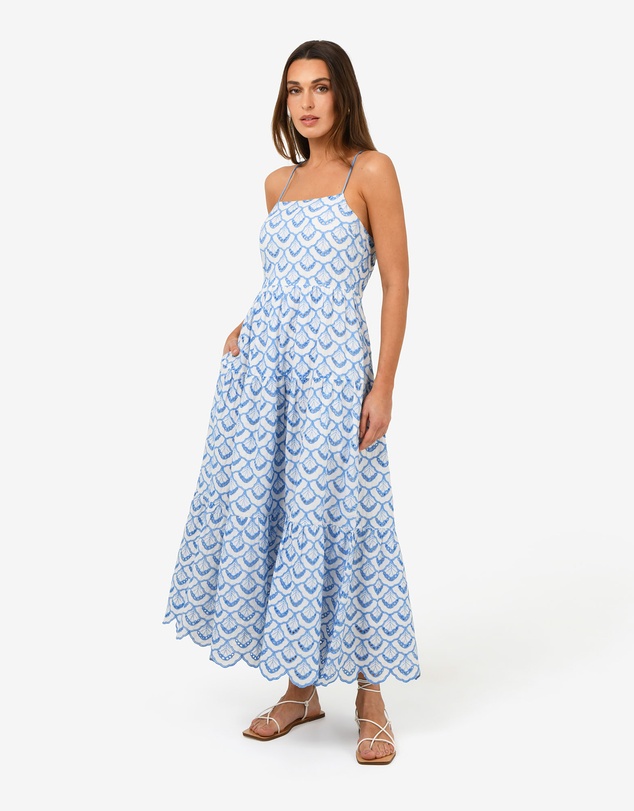 Forcast - Kela Embroidery Maxi Dress