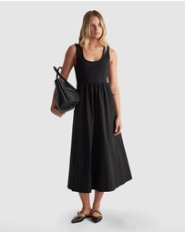 Decjuba - Lucie Spliced Midi Dress
