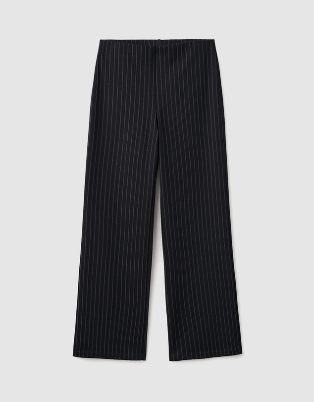 M.N.G - Chalk-Stripe Straight Trousers