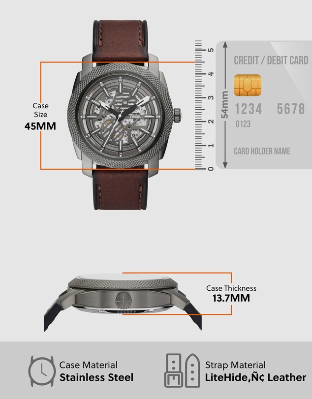 Fossil - Machine Brown Analogue Watch