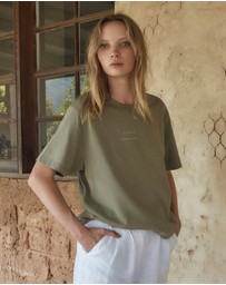 Status Anxiety - Feels Right T-Shirt With Logo