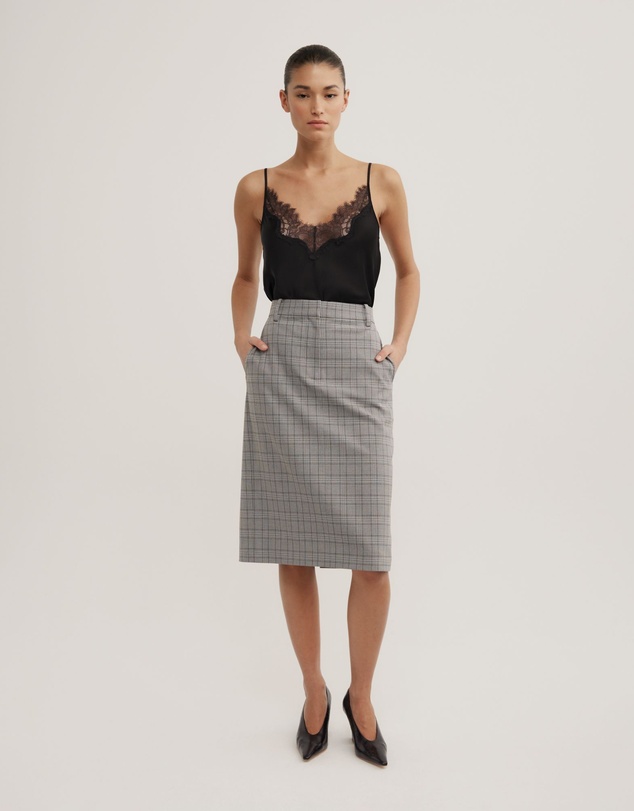 Witchery - Check Midi Skirt