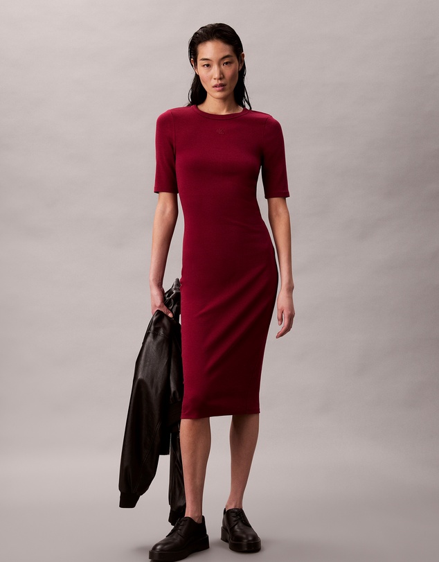 Calvin Klein Jeans - Cotton Contour Midi Dress