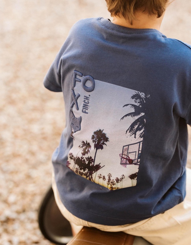 Fox & Finch - Casablanca Organic Palm Tee - Kids