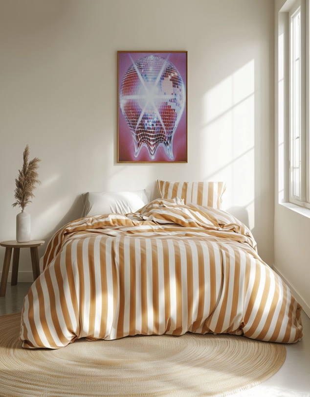 Olive et Oriel - Melting Disco Ball by Samantha Hearn Art Print