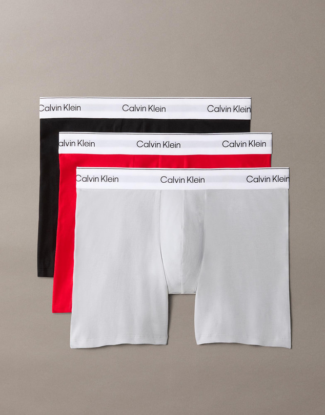 Calvin Klein - 3-Pack Icon Cotton Boxer Briefs